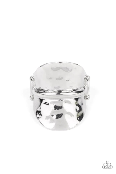 Paparazzi-High Stakes Gleam - Silver Ring