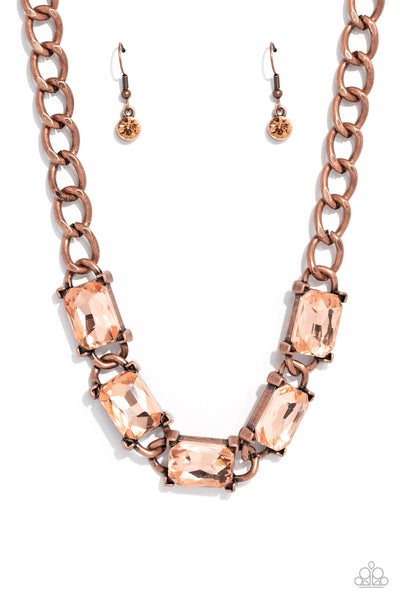 Paparazzi-Radiating Review - Copper Necklace