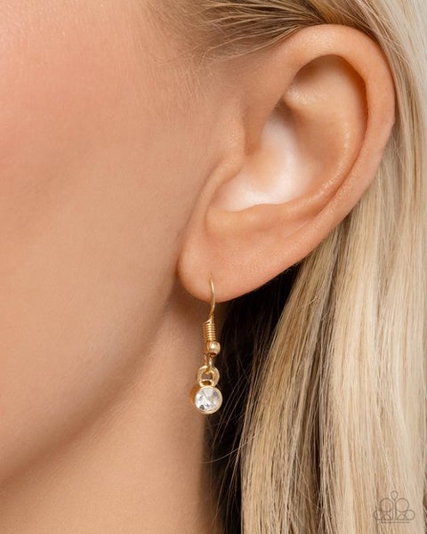 Paparazzi-Aerial Arrangement- Gold Necklace