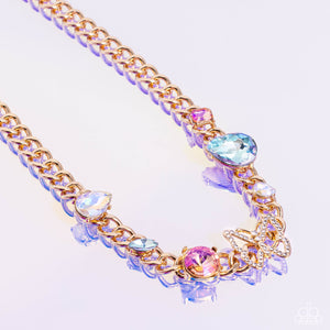 Paparazzi-Storybook Succession - Gold Necklace