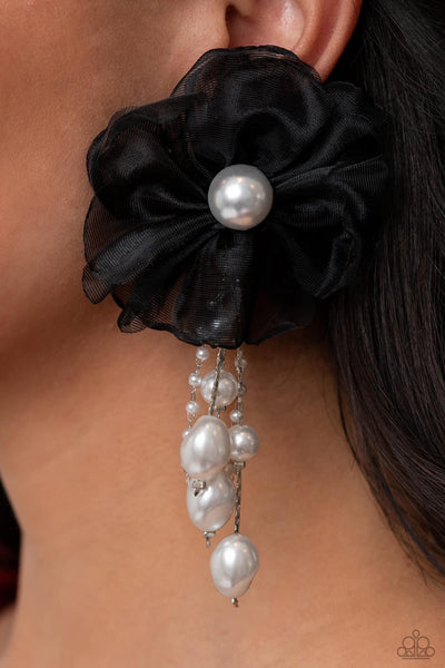 Paparazzi-Dripping In Decadence - Black Earring