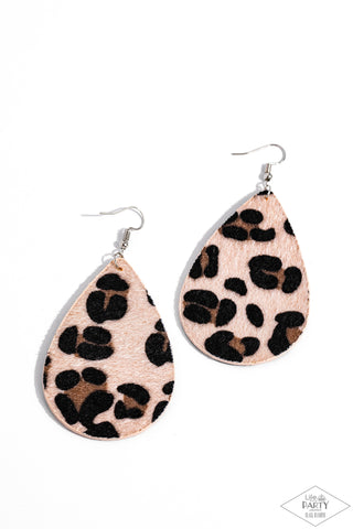 Paparazzi Ra, Ra, Roar - Brown Earring