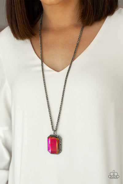 Paparazzi-Let Your HEIR Down - Multi Necklace