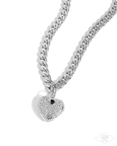 Paparazzi-Ardent Affection - White Necklace