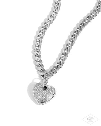 Paparazzi-Ardent Affection - White Necklace