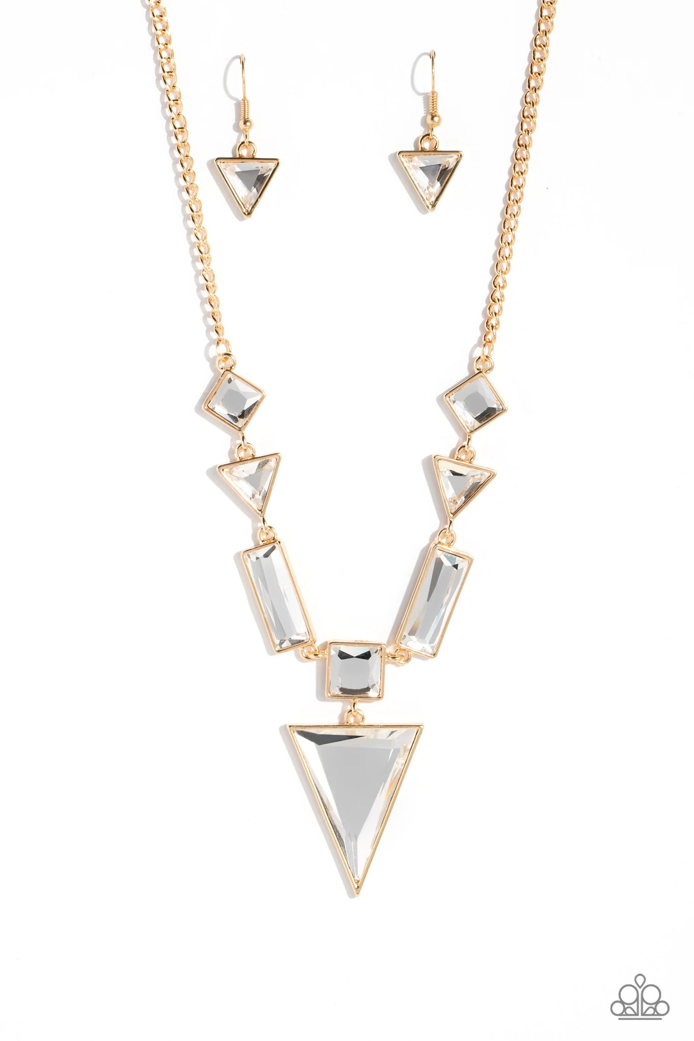 Paparazzi-Fetchingly Fierce - Gold Necklace