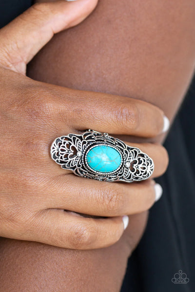 Paparazzi-Ego Trippin - Blue Ring