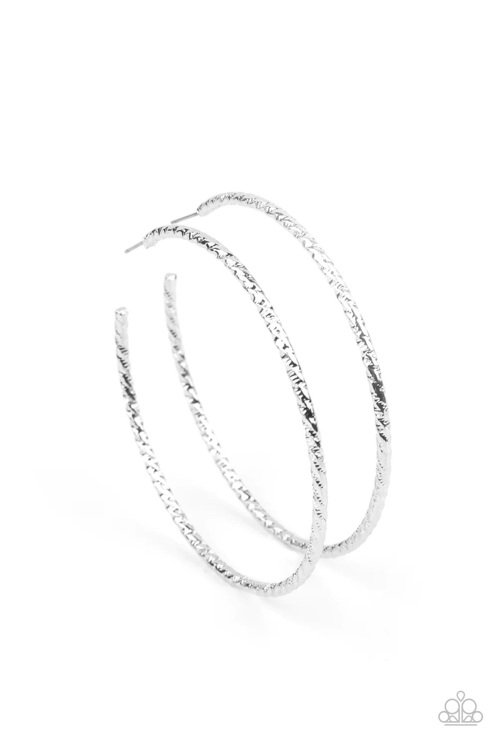 Paparazzi-Voluptuous Volume - Silver Earring