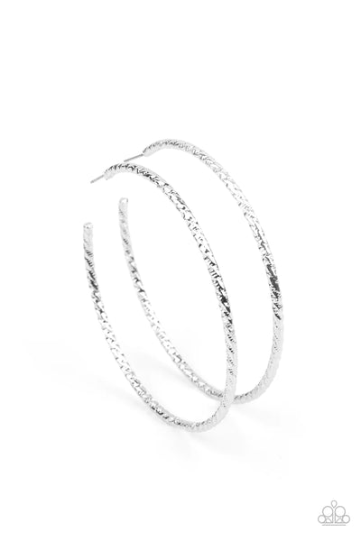 Paparazzi-Voluptuous Volume - Silver Earring