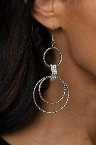 Paparazzi-I Getting Hitched - White Earring