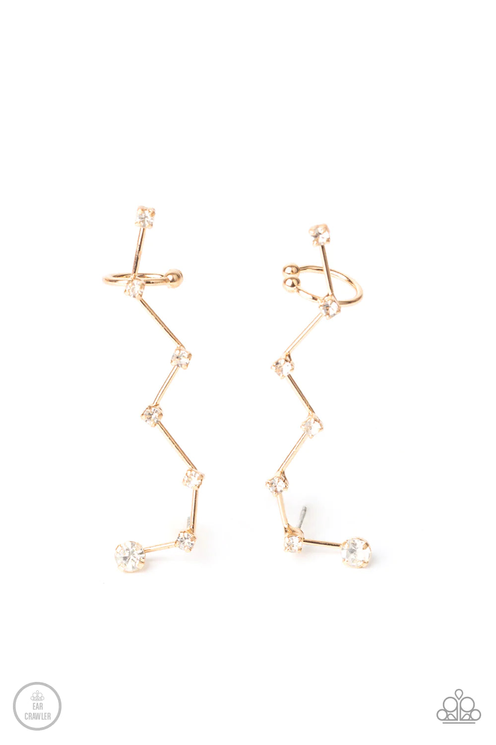 Paparazzi-CONSTELLATION Prize - Gold Earring