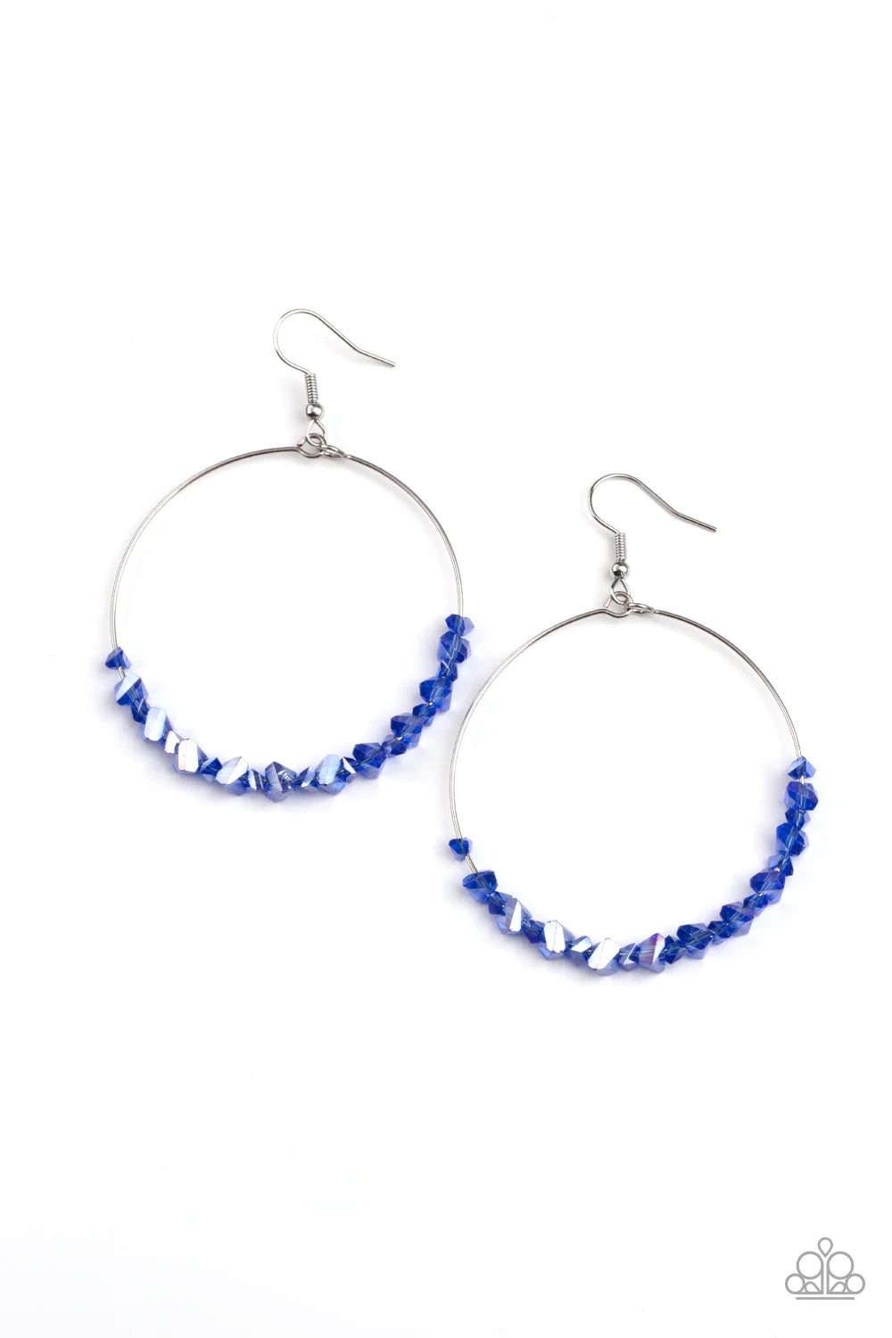 Paparazzi-Glimmering Go-Getter - Blue Earring