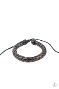 Paparazzi-Homespun Comfort - Black Bracelet