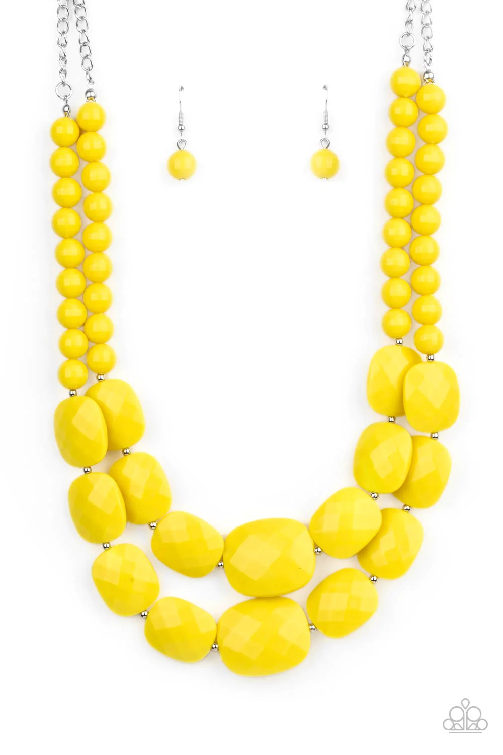 Paparazzi-Resort Ready - Yellow Necklace