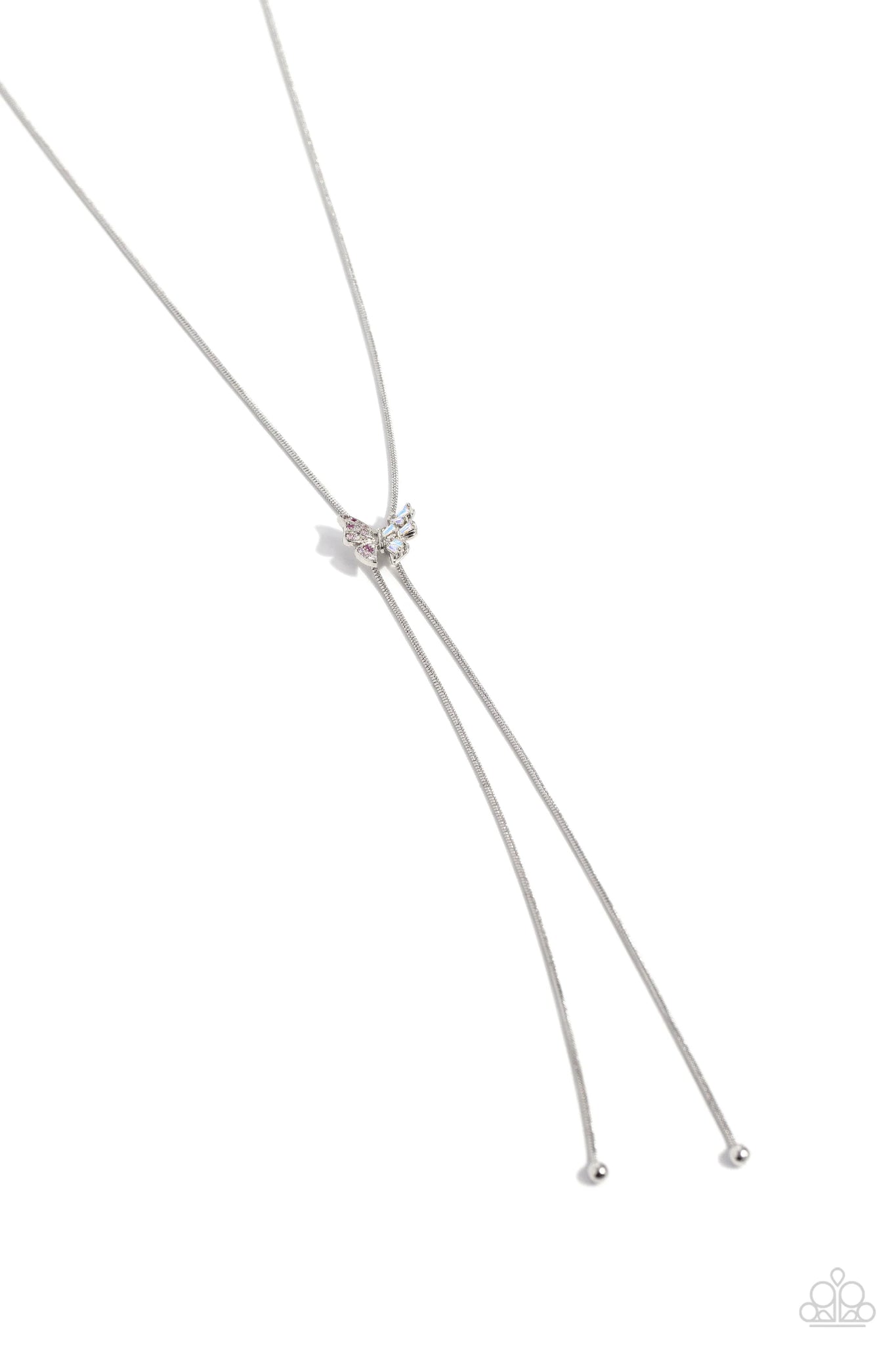 Paparazzi-Adjustable Alliance - Pink Necklace