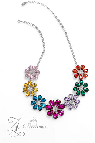 Paparazzi-Outgoing - Multi Zi Necklace