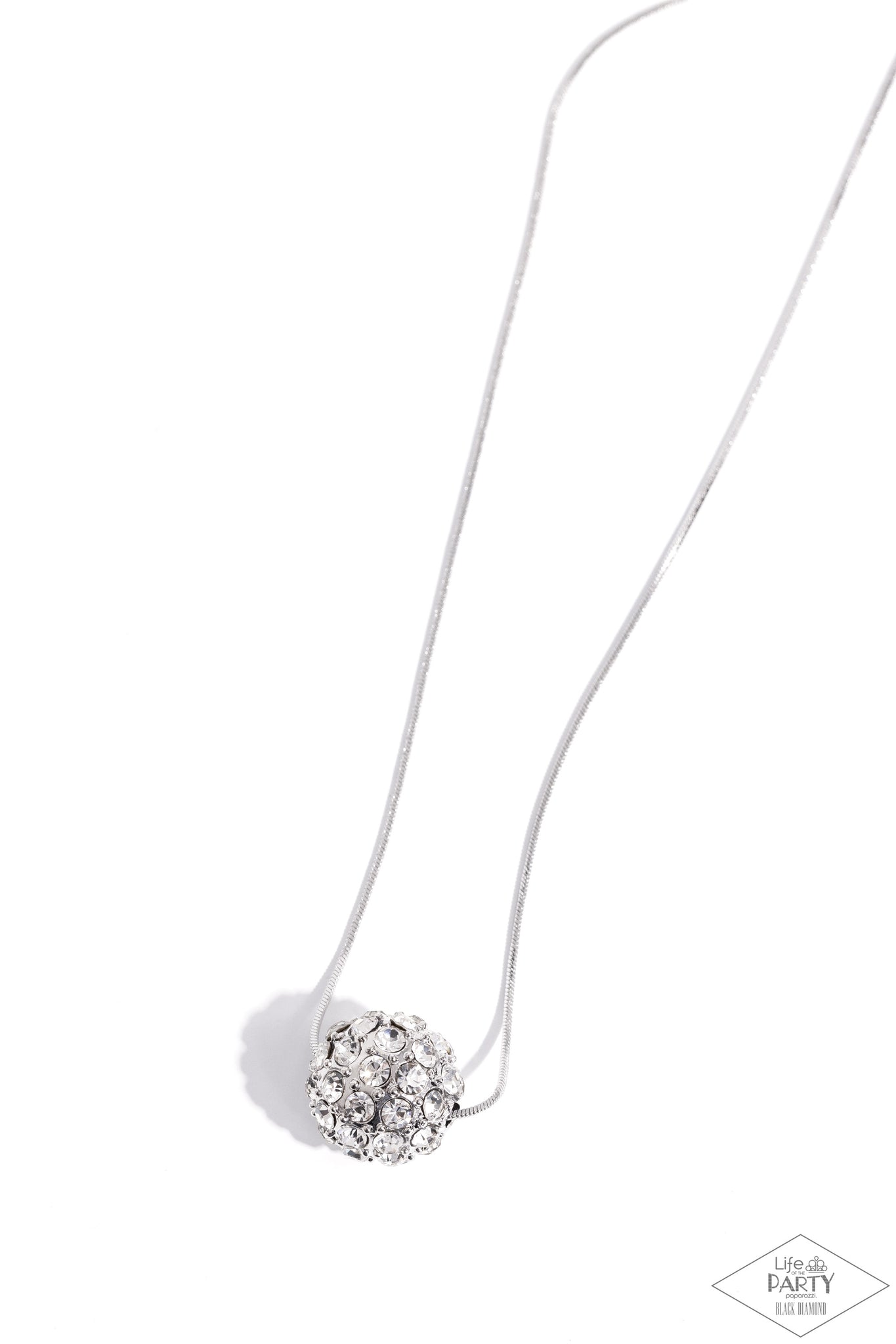 Paparazzi-Come Out of your BOMBSHELL - White Necklace