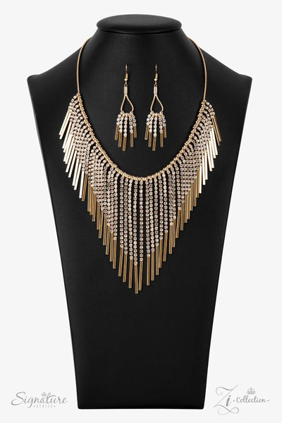 Paparazzi-The Amber Zi Necklace-✨ Bundle Eligible