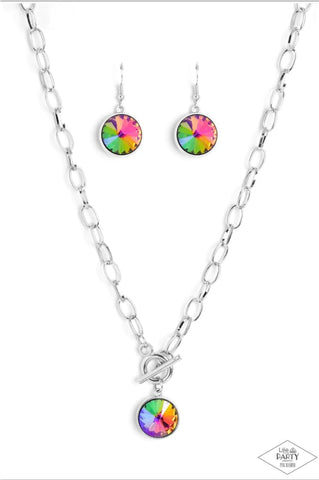 Paparazzi-"SHE SPARKLES ON"-MULTI Necklace