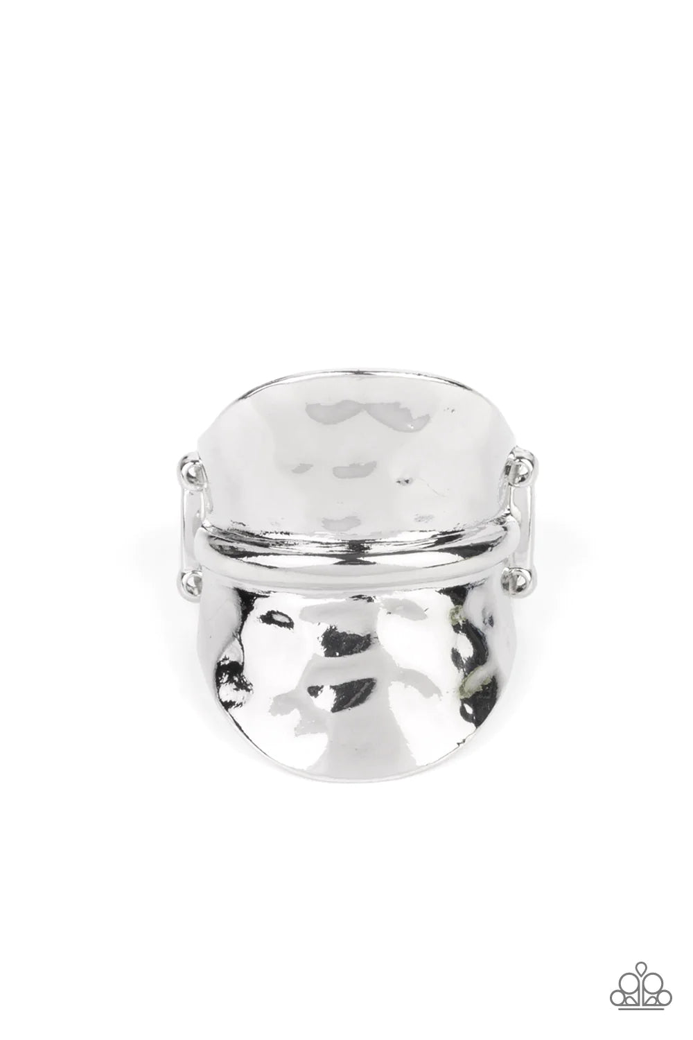 Paparazzi-High Stakes Gleam - Silver Ring