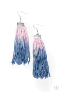 Paparazzi-Dual Immersion - Pink Earring