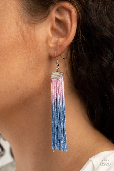Paparazzi-Dual Immersion - Pink Earring