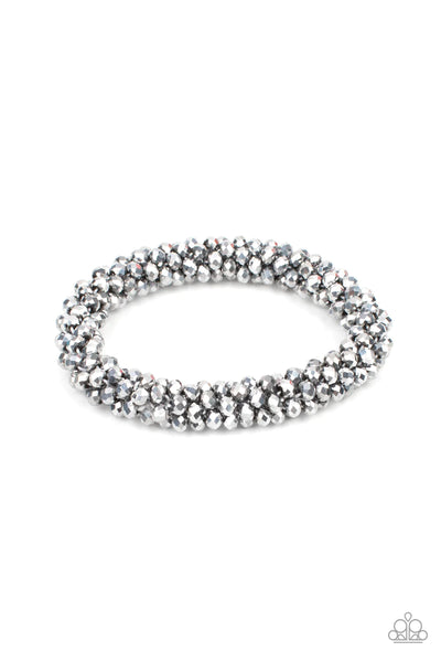 Paparazzi-Wake Up and Sparkle - Silver Bracelet