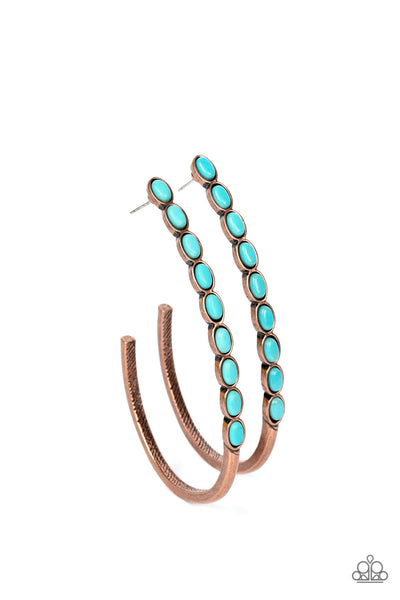 Paparazzi-Summer Breeze Copper & Turquoise Set