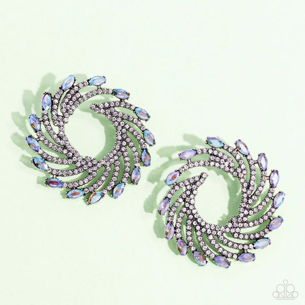 Paparazzi-Firework Fanfare - Multi Earring