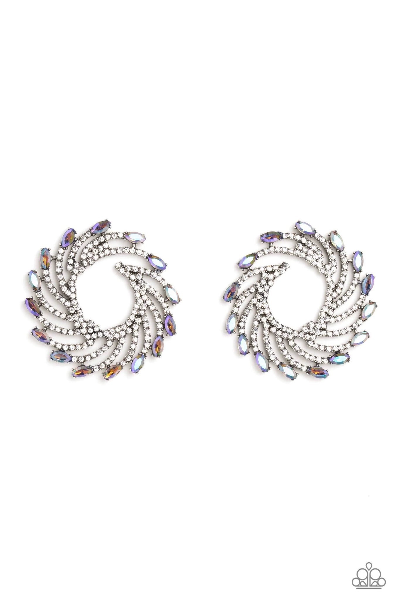 Paparazzi-Firework Fanfare - Multi Earring