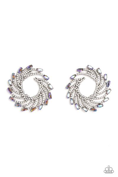Paparazzi-Firework Fanfare - Multi Earring