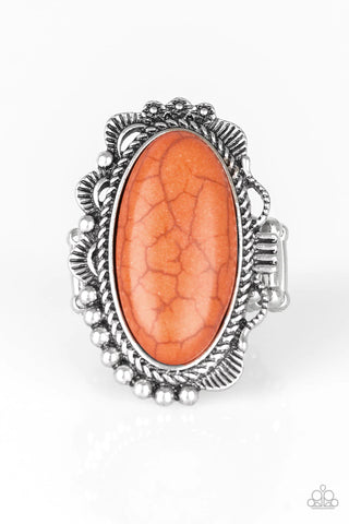 Paparazzi-Open Range - Orange Ring