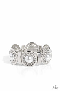 Paparazzi-Summer Serenade - White Bracelet