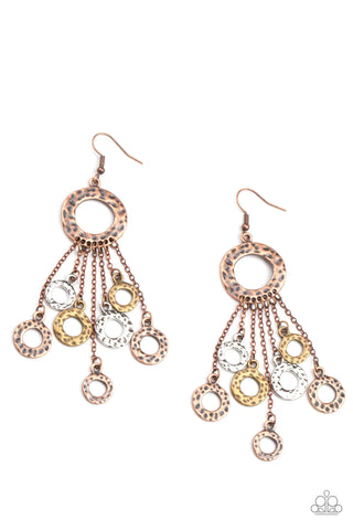 Paparazzi-Right Under Your NOISE - Multi Earring