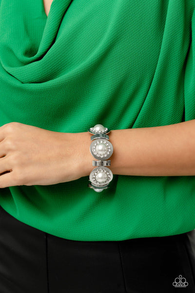 Paparazzi-Summer Serenade - White Bracelet