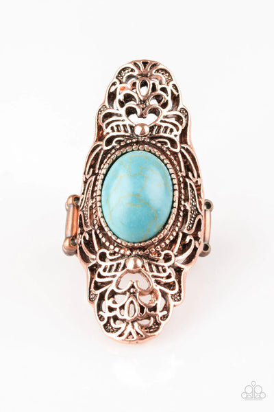 Paparazzi-Summer Breeze Copper & Turquoise Set