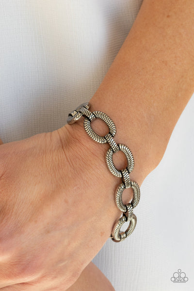 Industrial Amazon Silver Bracelet