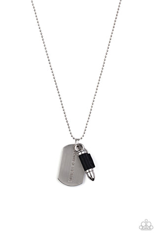 Paparazzi-Proud Patriot - Black Necklace
