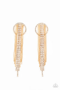 Dazzle by Default Gold Post Earring