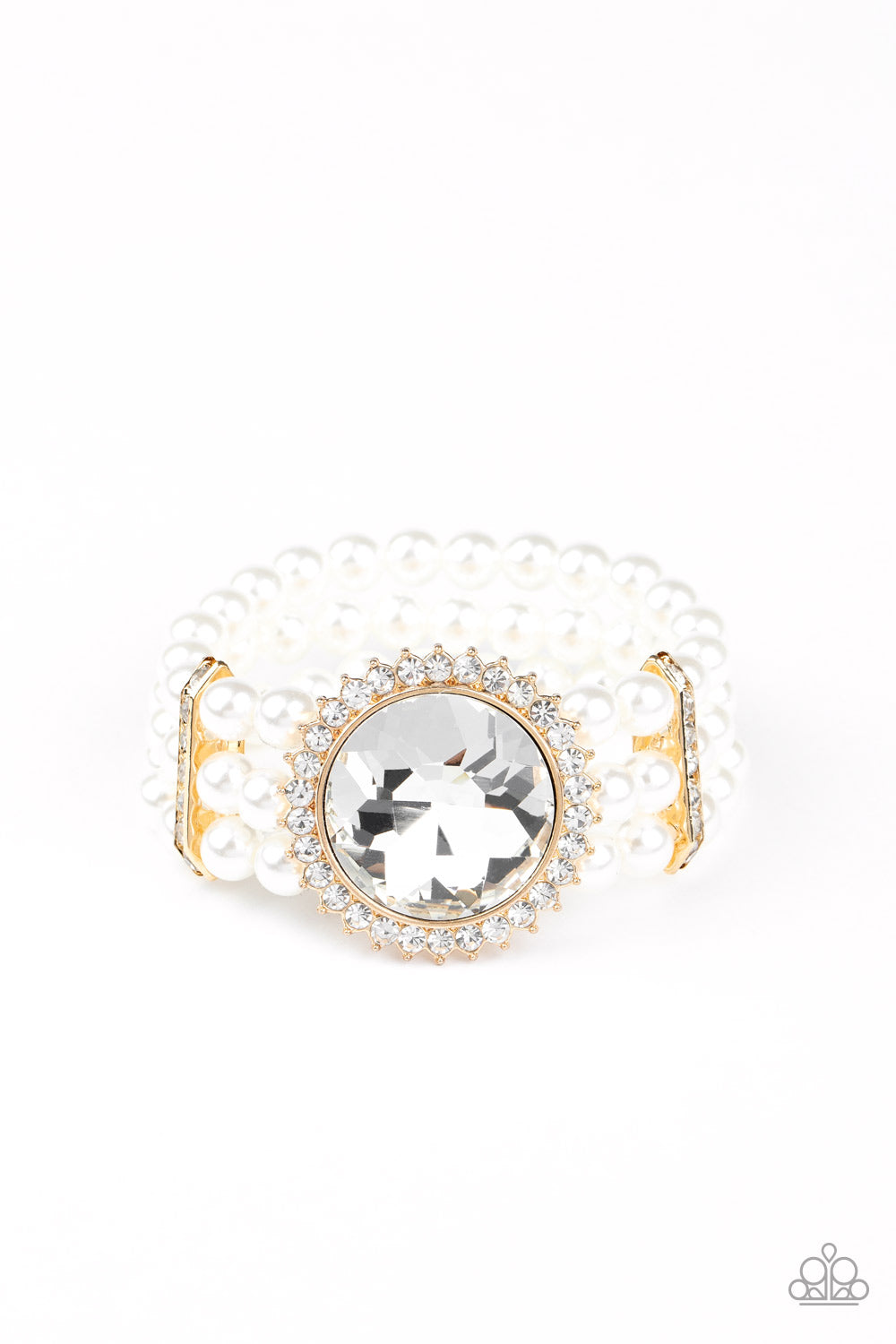 Speechless Sparkle - Gold-Paparazzi