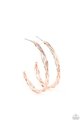 Twisted Tango - Rose Gold-Paparazzi