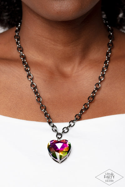 Paparazzi-Flirtatiously Flashy - Multi Necklace