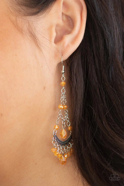 First In Shine Orange Earring
