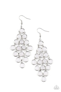With All DEW Respect White Earring