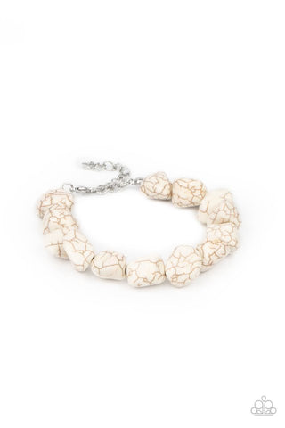 Prehistoric Paradise White Bracelet