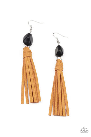 All-Natural Allure Black Earring