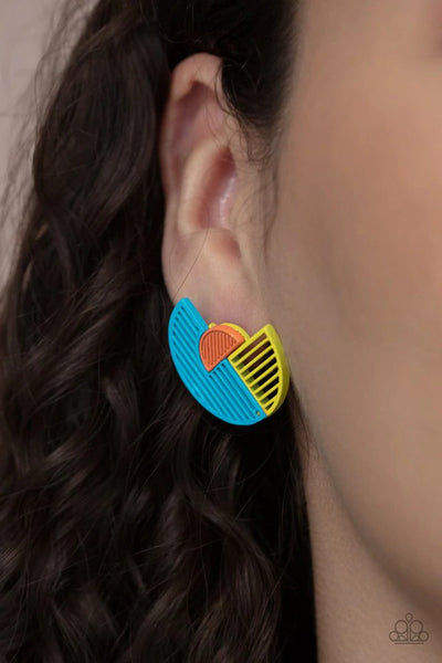 It's Just an Expression Blue Post Earring