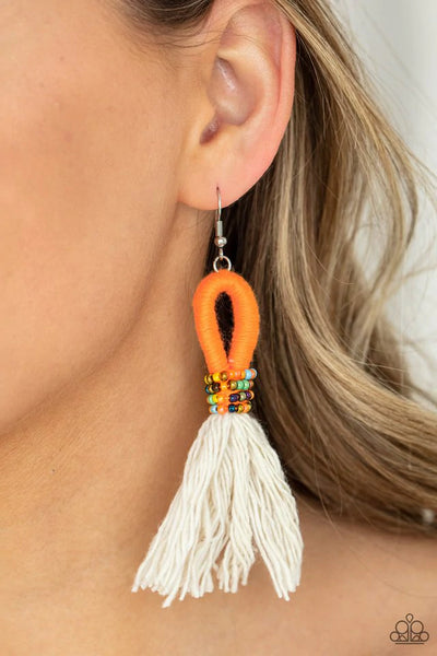 The Dustup Orange Earring