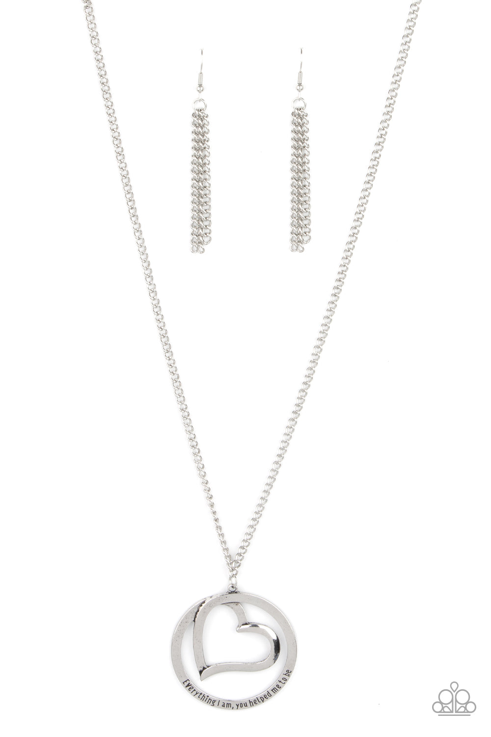 Paparazzi-Positively Perfect - Silver Necklace