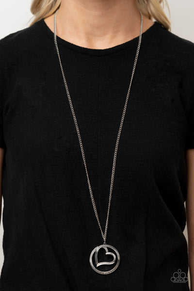 Paparazzi-Positively Perfect - Silver Necklace